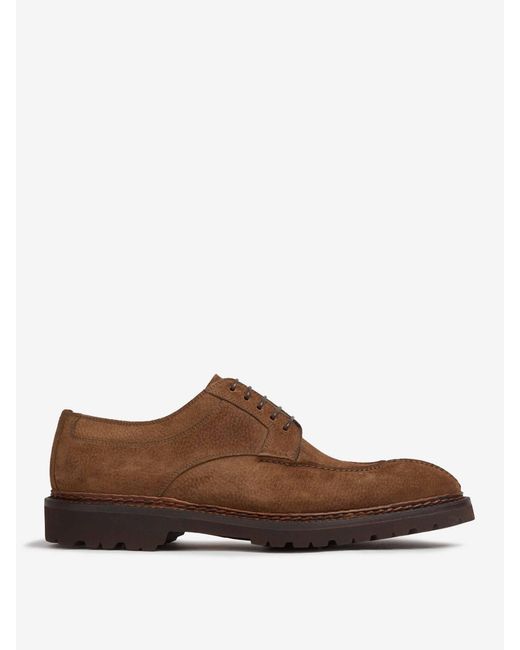 Scarpe Derby Stringate di Bontoni in Brown da Uomo