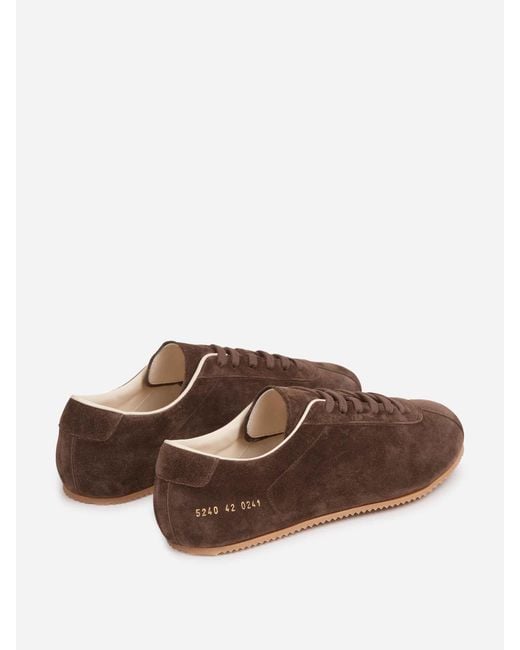 Common Projects Brown Sneakers Driving Low for men