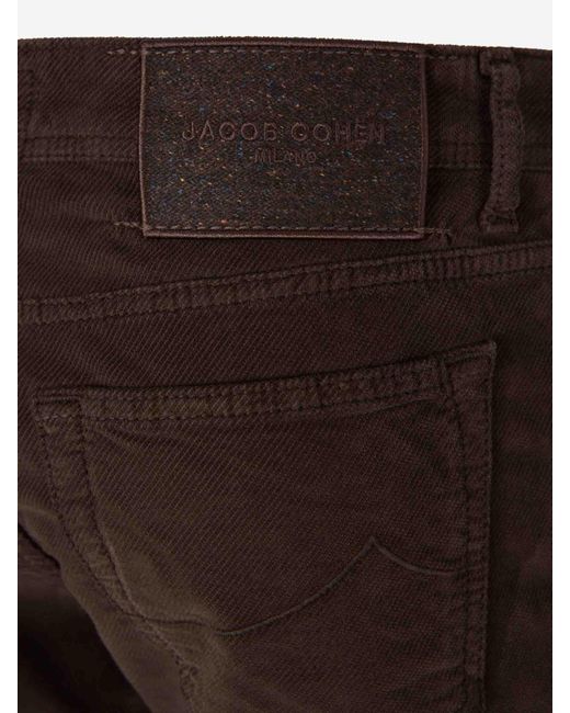 Jacob Cohen Brown Bard Straight Jeans for men