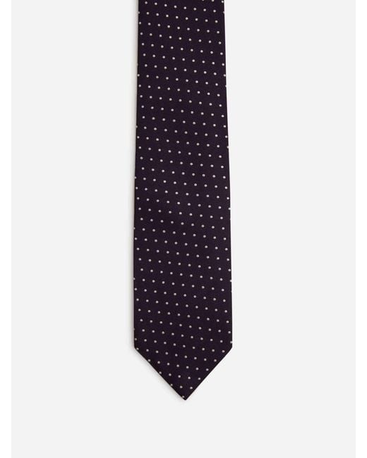 Corbata Motivo Lunares di Tom Ford in Purple da Uomo