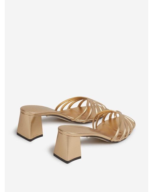 ALEVI Natural Laya Heeled Sandals