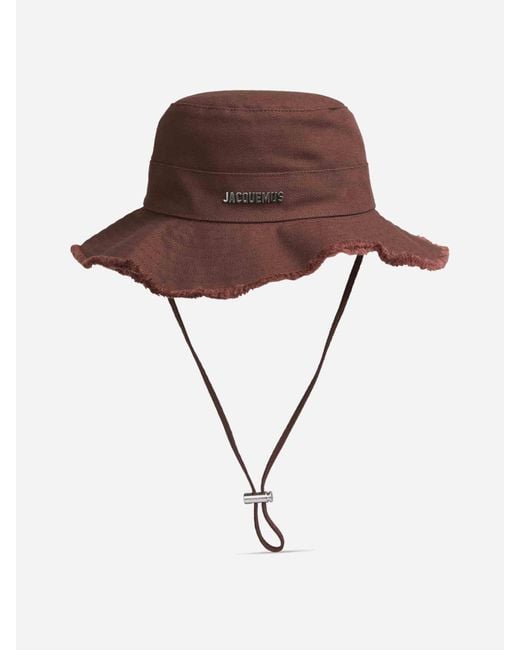 Jacquemus Brown Le Bob Artichout Hat for men