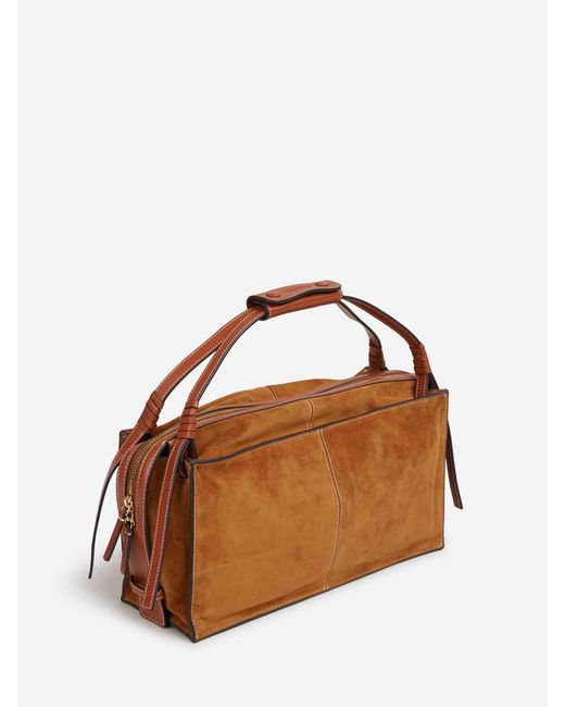 Bolsa Harold Suede Staud de color Brown