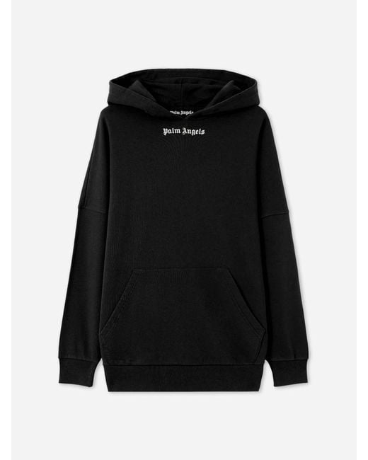 Palm Angels Black Hoodie for men