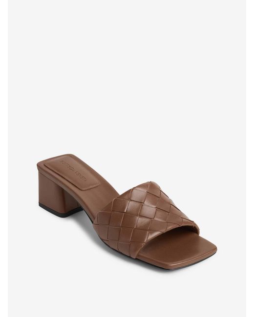 Bottega Veneta Brown Parco Mules