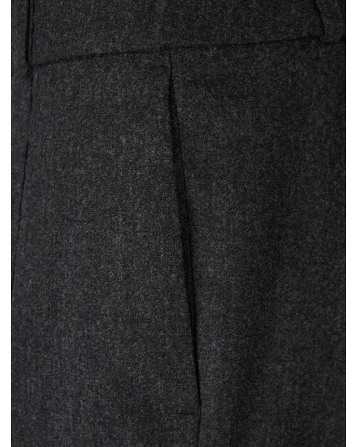 Peserico Black Straight Dress Pants