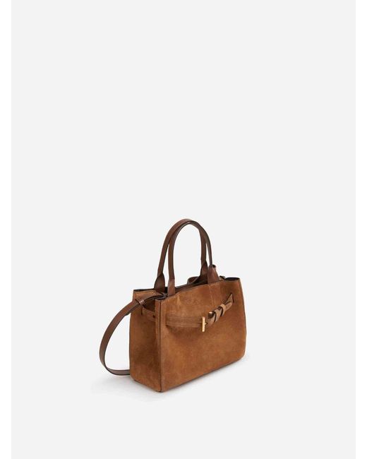Tom Ford Brown Mini Suede Bag