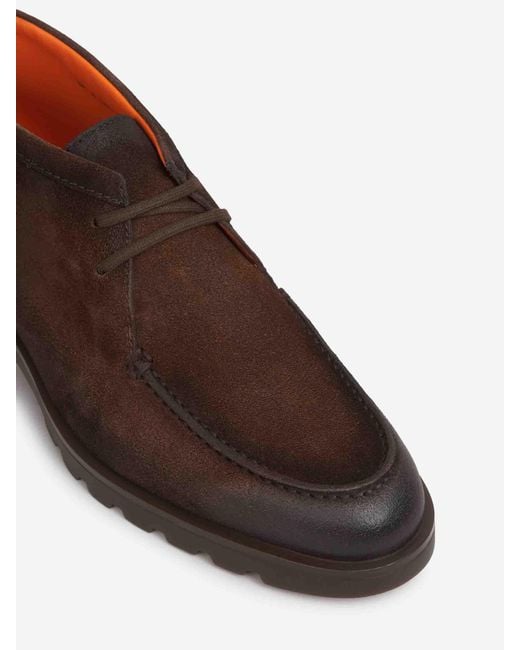 Santoni Wüstenstiefel in Brown für Herren