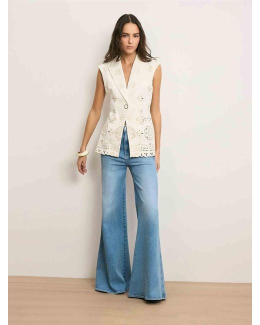 Chaleco Townes Veronica Beard de color White