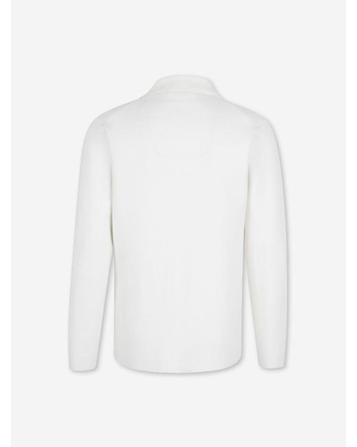 Santa Eulalia White American Cross Knit for men