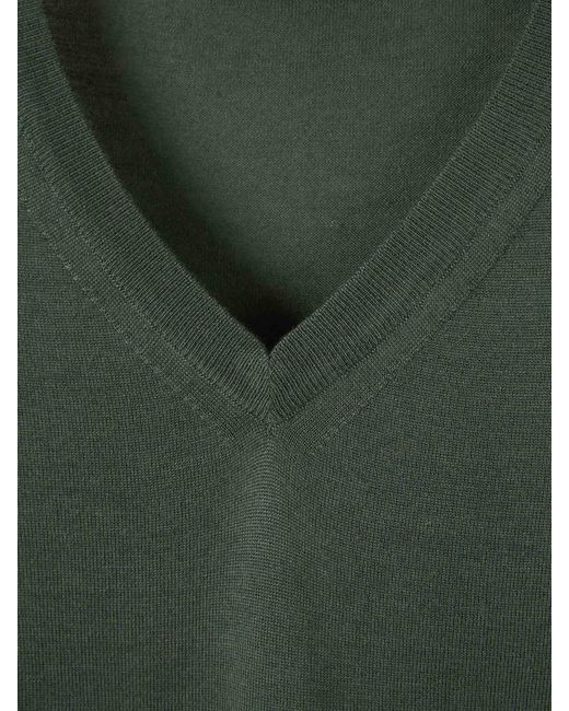 Santa Eulalia Green Cotton Sweatshirt for men
