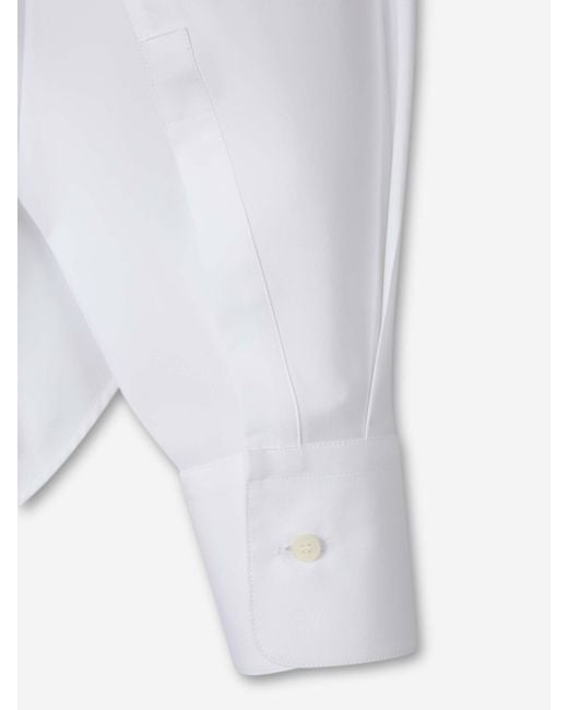 Camicia Cocoon di Givenchy in White