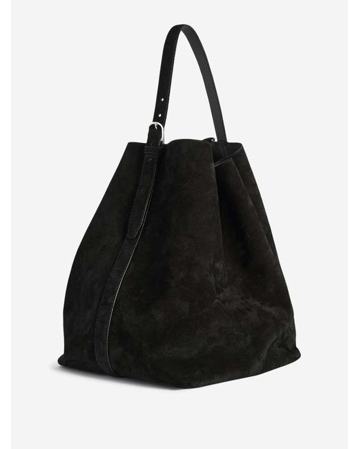 Totême  Black Maxi Shoulder Bag