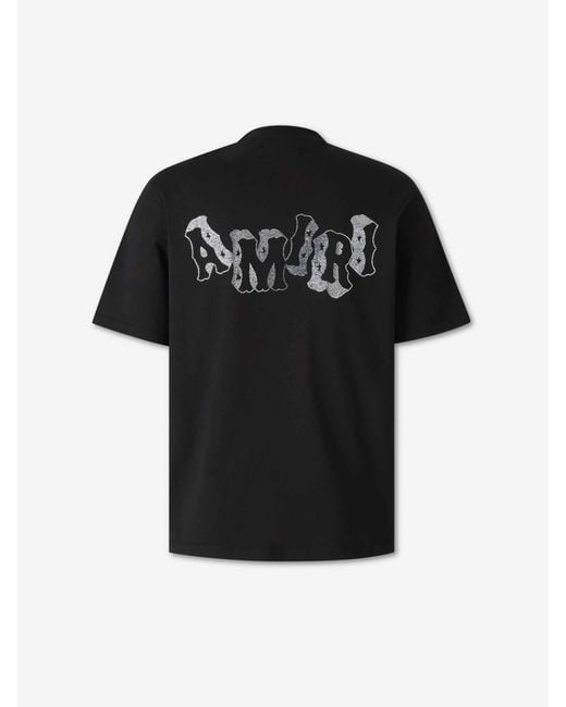 Amiri Black Short Sleeve T-Shirt for men