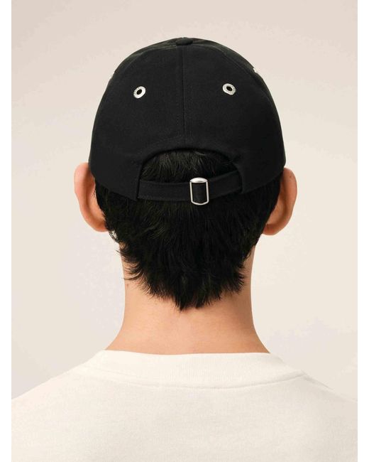 AMI Black Ami De Coeur Cap for men