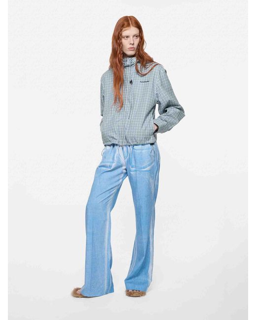 Acne Blue Denim Effect Trousers