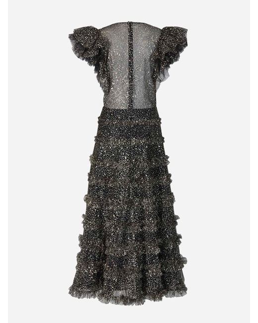 costarellos black gown