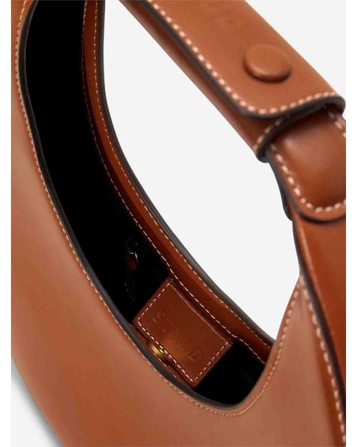 Staud Brown Moon Bag Handbag