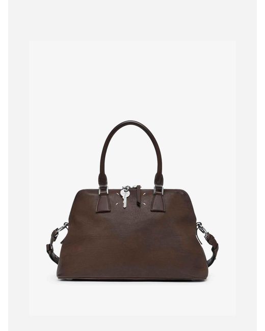 Maison Margiela Brown Loved To Death Medium 5Ac Bag for men