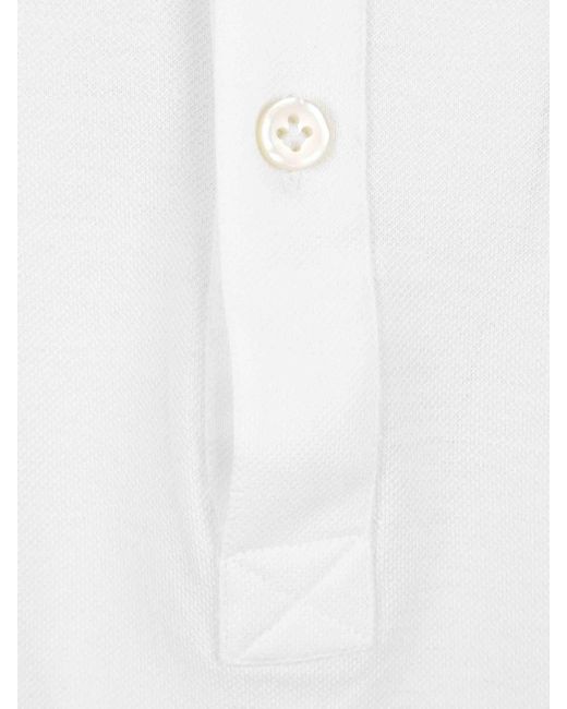 Santa Eulalia White Casual Cotton Shirt for men