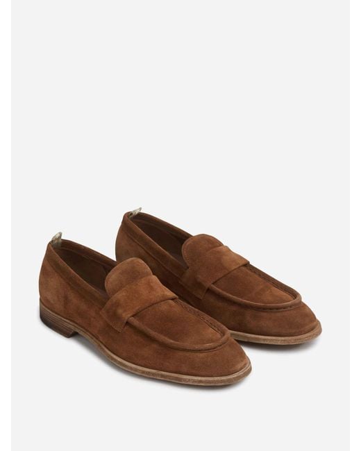 Officine Creative Brown Sound Moccasins 001 for men