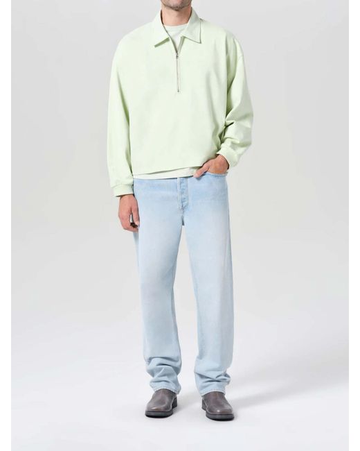 Agolde Blue Wide Leg Jeans 90's Style for men