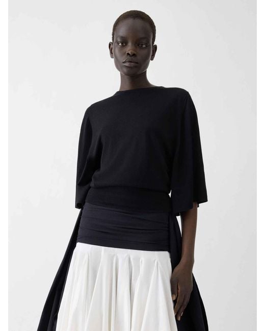 Jacquemus Black Top Point Mananco