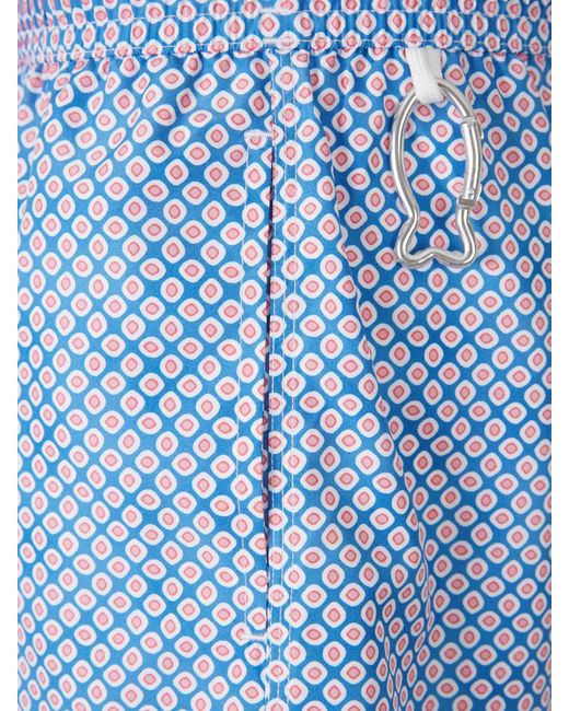 Bañador Estampado Fedeli de hombre de color Blue