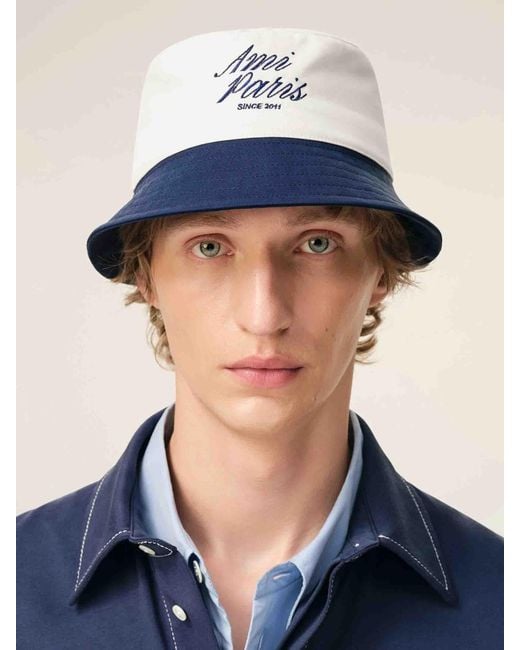 Cappello Da Pescatore di AMI in Blue da Uomo