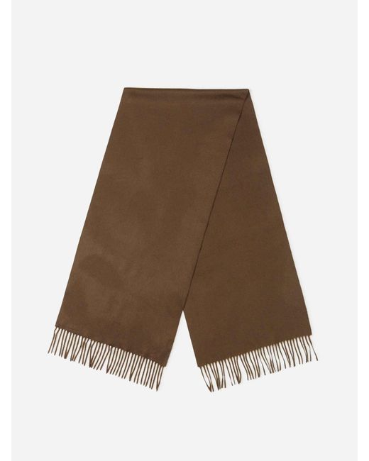 Santa Eulalia Brown Cashmere Scarf for men
