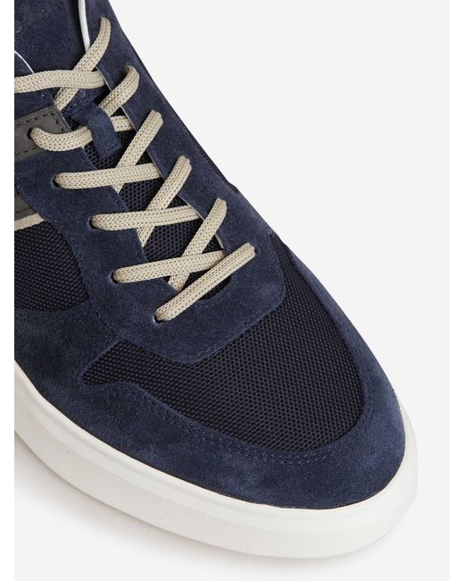 Hogan H580 Leatherv Sneakers in Blue for Men | Lyst