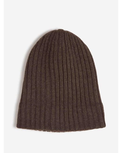 Cappello Bicolore Doppio di Fedeli in Brown da Uomo