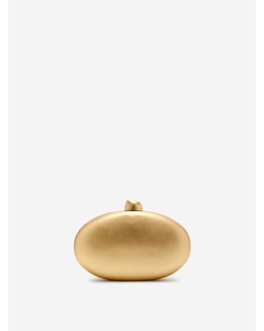 Cult Gaia Natural Eviana Clutch