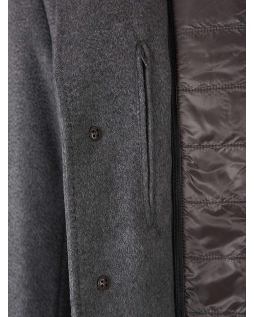Americana Desmontable Ultraligera Herno de hombre de color Gray