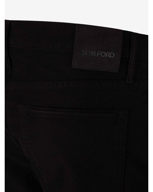 Tom Ford Black Slim Cotton Jeans for men