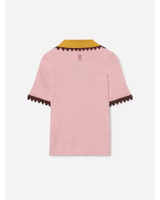 LaDoubleJ Pink Polo Punto