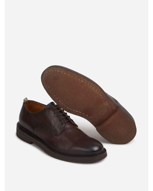 Scarpe Con Lacci Hopkins di Officine Creative in Brown da Uomo