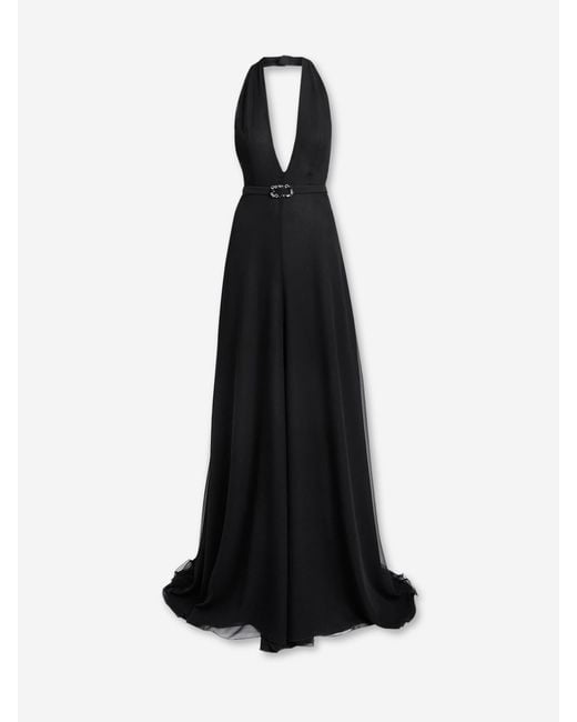 Safiyaa Black Morgana Maxi Dress