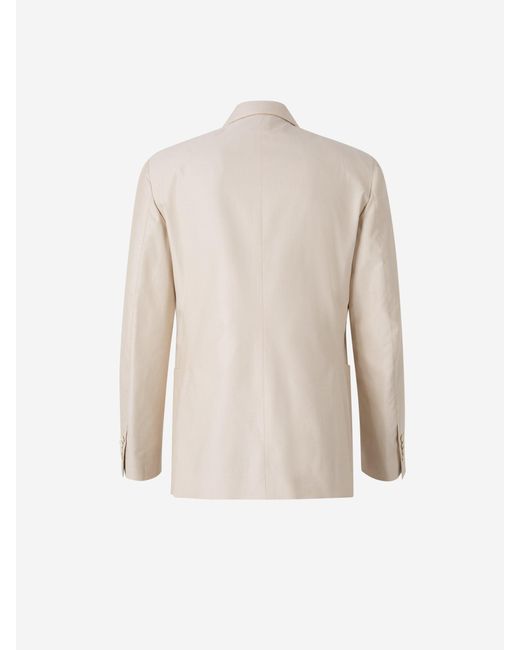 Lardini Natural Plain Cotton Suit for men