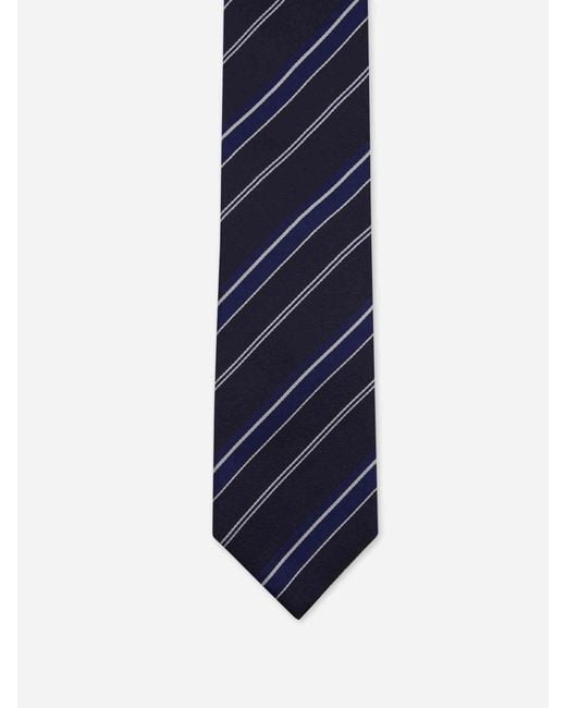 Tom Ford Blue Diagonal Stripes Tie for men