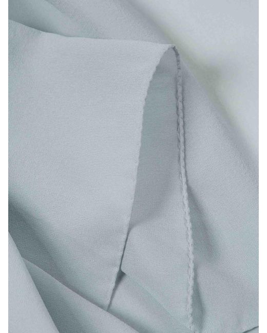 Santa Eulalia Blue Plain Silk Scarf