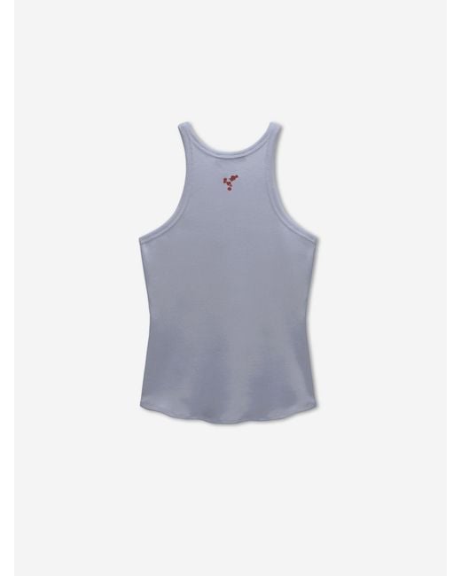 Dorothee Schumacher Blue Ribbed Tank Top