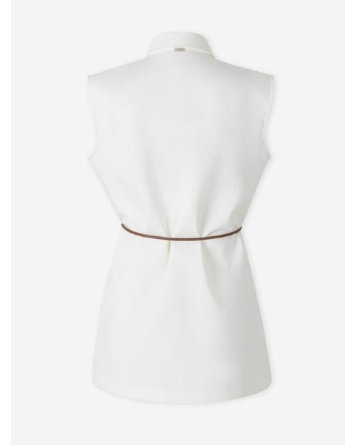 Chaleco Dense Rome Herno de color White