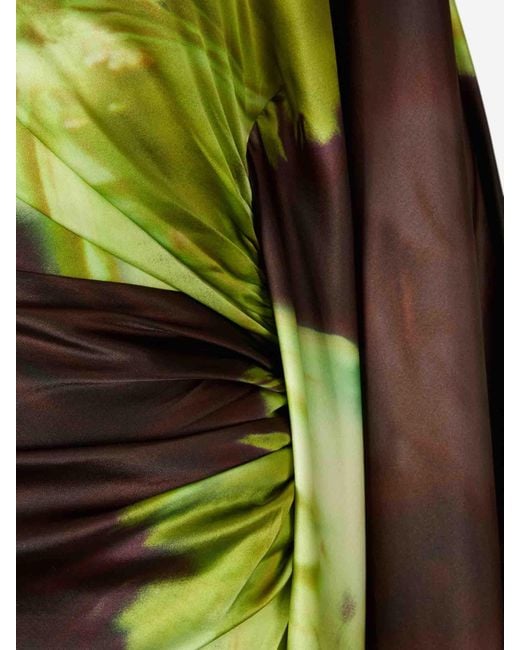 Silvia Tcherassi Green Aphrodite Maxi Dress