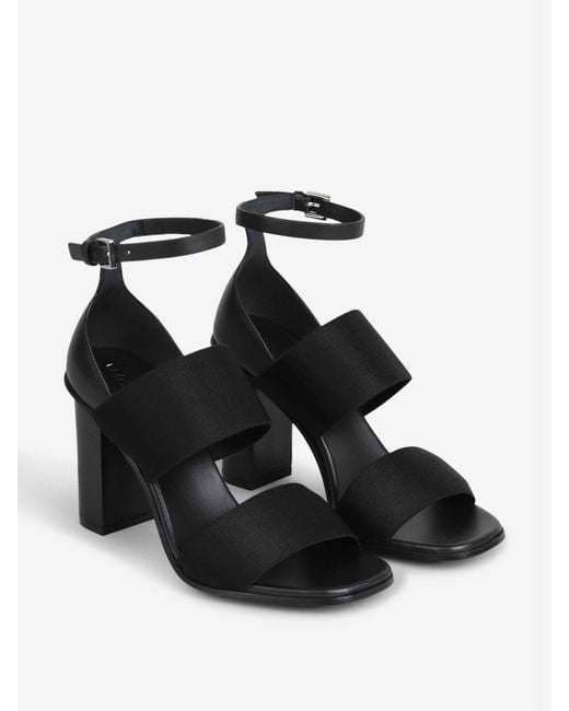 Max Mara Black Ankle-Strap Sandals