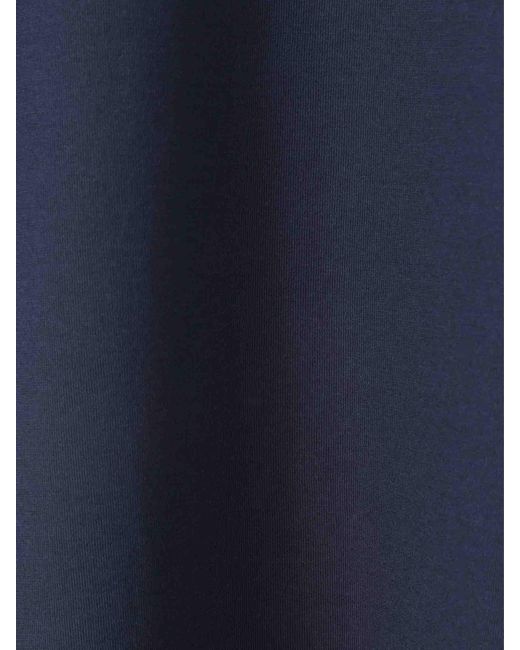 Zanone Blue Plain Cotton Polo for men
