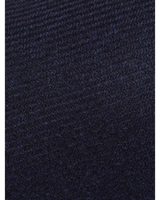 Bigi por Santa Eulalia Blue Plain Wool Tie for men