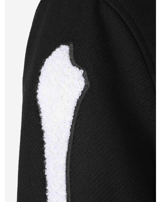 Amiri Black Skel Bomber Jacket for men