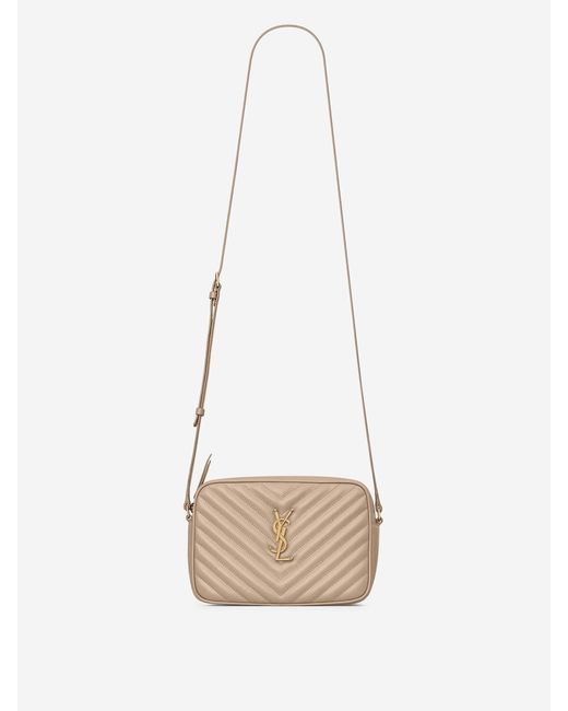 Saint Laurent White Lou Shoulder Bag