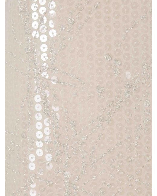 Peserico White Top Sequins